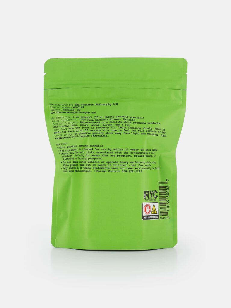 Infused Pre-Roll Shorts Indica_B